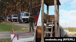 A jelek szerint több száz belarusz kényszerült ebbe a második világháborút idéző gyűjtőtáborba. 