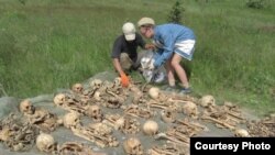 На місці розкопок. Фото: Олександр Гізай, пошукова організація «Каскад»