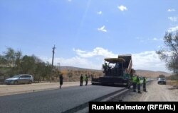 Дорога Бишкек-Ош.