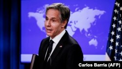 U.S. Secretary of State Antony Blinken also called on Ukraine to maintain progress on fighting corruption and implementing rule of law and economic reforms. (file photo)