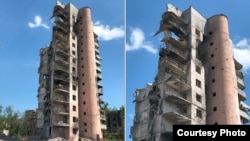 Залишки будинку у Маріуполі після нападу Росії, 2022 рік