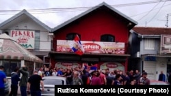 Protest desničara u Borči