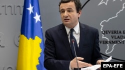 Premijer Kosova na dužnosti Aljbin Kurti 