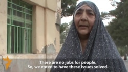 Afghan Woman Voter: 'I Voted To Bring Peace To Our Country'
