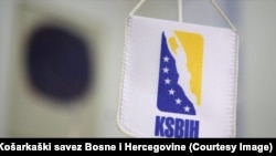 Zastava Košarkaškog saveza Bosne i Hercegovine
