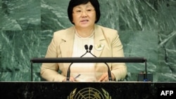 Роза Отунбаева, БУУнун жыйынында, 22-сентябрь, 2010-жыл