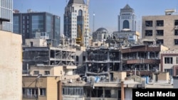 За повідомленням, серед евакуйованих – 5 чоловіків, 12 жінок та 14 дітей. На фото - Тегеран після ізраїльского авіаудару 23 червня 2025 року 