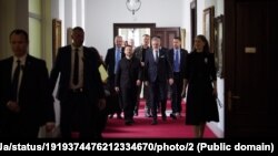 Володимир Зеленський і Петр Фіала, Прага, 5 травня 2025 року