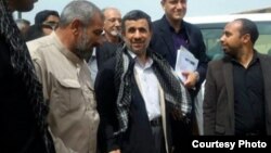 ورود احمدی‌نژاد به اهواز