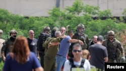 Звільнені заручники із центральної частини Сектора Гази, Ізраїль, 8 червня 2024 року