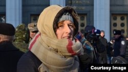 Журналіст та активіст Настя Станко, Київ, 2 грудня 2014 року