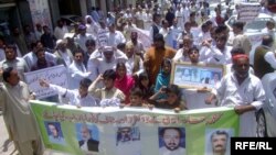 Doctor's protest kidnappings in Quetta, Balochistan.