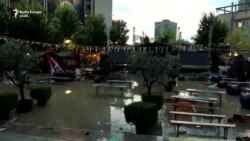 Shiu përmbyt Prishtinën