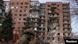 Руйнування в Покровську внаслідок російських обстрілів, березень 2025 року