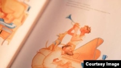 صفحه‌ای از ترجمۀ روسی کتاب «سرباز کوچک»