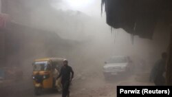 The three tribal elders were killed when a bomb went off on February 20 in a hotel room in Jalalabad, the capital of Afghanistan's eastern Nangarhar Province.