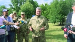 Порошенко прокоментував заяву Турчинова щодо АТО (відео)