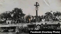 Comunitatea din Nadăș în trecut. Imagine de arhivă