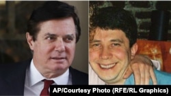 Political campaign strategist Paul Manafort (left) and alleged Russian intelligence operative Konstantin Kilimnik. (composite file photo)