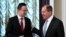 Szijjártó Péter magyar és Szergej Lavrov orosz külügyminiszter Moszkvában 2017-ben