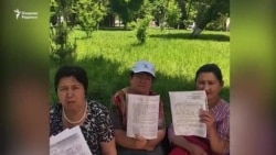 Обращение участниц пикета в Ташкенте к президенту Узбекистана