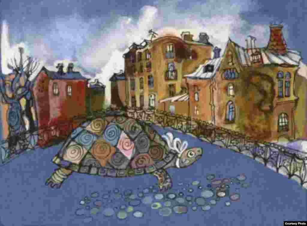 Черепаха Даниил - наб. Мойки, угол ул. Писарева Известный политический обозреватель и психоаналитик. Ретроград. Боится крови и боли. Страдает от отсутствия любви. Ходит на митинги в надежде на судьбоносную встречу. 