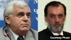 Azem Vlasi i Vuk Drašković, kombinovana fotografija