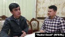 Лаҳзае аз суҳбати Фарзон Муҳаммадӣ бо Набиҷон Мустафозода