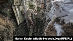 Militari ucraineni în Donbas, Avdiivka. Imagine de arhivă