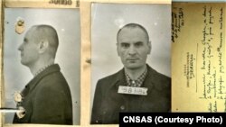 Georg Hromadka în detenţie, fotomontaj