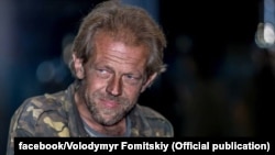 Володимир Фоміцький після повернення з полону. Вересень 2014 року