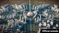 Макет проекта "Ашхабад-сити"