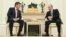 Встреча президентов России и Кыргызстана  Владимира Путина и Сооронбая Жээнбекова в Москве. 11 июля 2019 года.