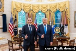 Кароль Навроцький і Дональд Трамп