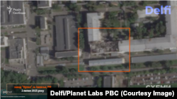 Наслідки української атаки на російський електромеханічний завод «Купол», розташований в місті Іжевськ, на фото супутника Planet Labs 2