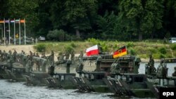 La manevrele Nato „Anaconda” de la Chelmno, în Polonia, la 13 iunie 2016