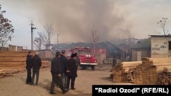 Маҳалли сӯхтор. Ноҳияи Мастчоҳ, 25-уми ноябри 2021 