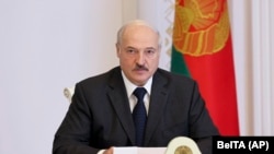 Președintele belarus Alexandr Lukașenka. 13 august 2020