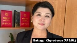 №69 мектептин социалдык-педагогу Назгүл Жумагулова.