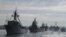 Navele flotei militare ruse la Sevastopol, după anexarea Crimeei