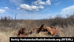 Залишки автобусу, за кермом якого перебував Денис Сосненко, Краматорський район, 23 березня 2025 року