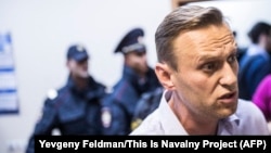 Олексій Навальний на суді в Москві, 2 жовтня 2017 року