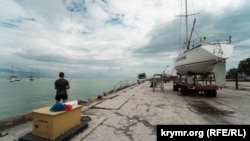 Євпаторія, порт, архівне фото