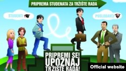 Jedan od ranijih projekata edukacije mladih u Crnoj Gori o mogućem zaposlenju