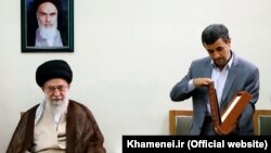 آخرین دیدار رییس دولت نهم با رهبر ایران