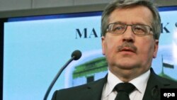 Виконувач обов’язків президента Польщі Броніслав Коморовський