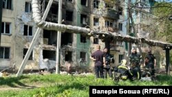 Наслідки обстрілу в Павлограді, 25 квітня 2025 року