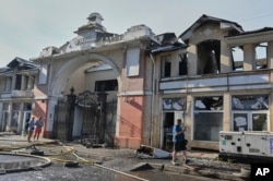 Рынок Привоз, поврежденный в результате российской атаки, 24 июля 2025 года