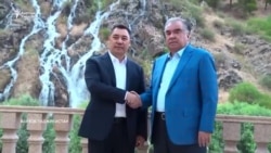 Жапаров менен Рахмон чек араны талкуулашты