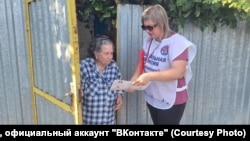 Voting in Russia's Astrakhan region over the weekend.